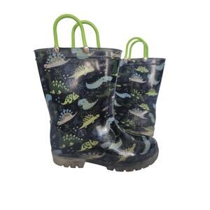 Little Kid Rain Boots Waterproof Light Up Kids Rain Boots Size 12